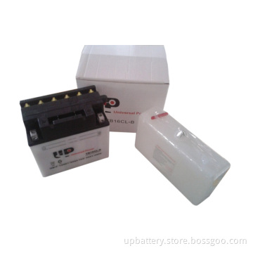 12V 16ah Dry-Charged Vented Motorcycle Battery (HYB16A-AB)